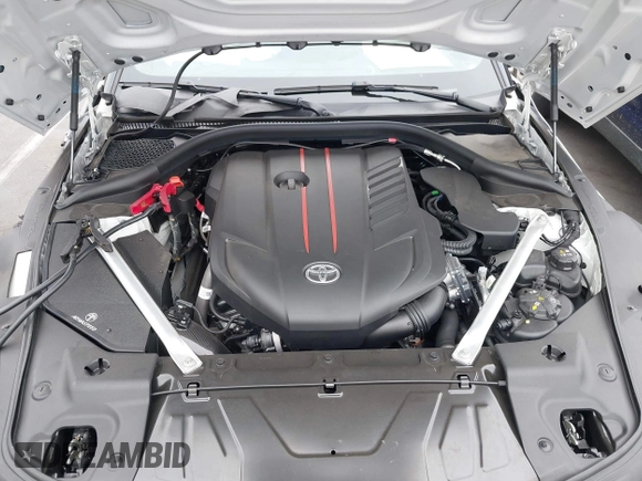 2024 Toyota Supra 3.0 with VIN WZ1DB0G09RW068052, listed as a IAAI auction lot 42164218 with 8,694 mi miles and . Bid and sale history available at DreamBid. Image 10.