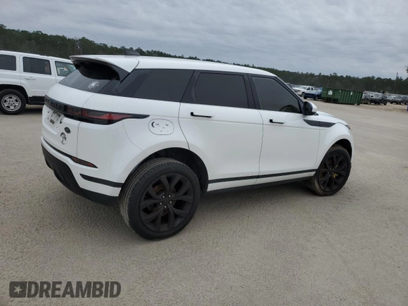 2020 Land Rover Range Rover Evoque SE with VIN SALZP2FXXLH080473, listed as a Copart auction lot 46054325 with 0 mi miles and Salvage Title. Bid and sale history available at carsss.com. Image 3.