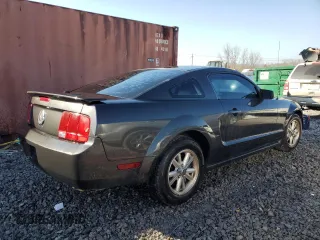 2007 Ford Mustang Deluxe with VIN 1ZVFT80N675333924, listed as a Copart auction lot 48516165 with 169,279 mi miles and Salvage Title. Bid and sale history available at carsss.com. Image 3.