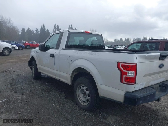 2019 Ford F-150 XL with VIN 1FTMF1CB0KKE51407, listed as a IAAI auction lot 41911128 with 135,119 mi miles. Bid and sale history available at carsss.com. Image 3.