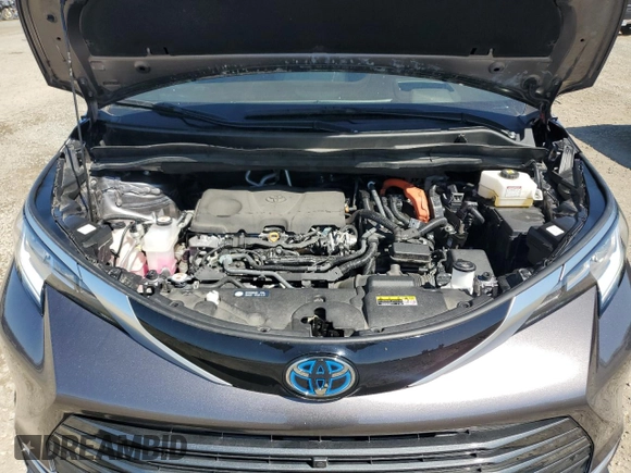 2023 Toyota Sienna Platinum with VIN 5TDESKFC2PS106874, listed as a Copart auction lot 50348725 with 10,329 mi miles and Non Repairable. Bid and sale history available at DreamBid. Image 12.