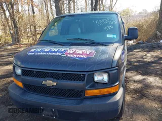 2015 Chevrolet Express Cargo Van with VIN 1GCWGFCF7F1281970, listed as a IAAI auction lot 41898214 with 145,078 mi miles. Bid and sale history available at carsss.com. Image 6.