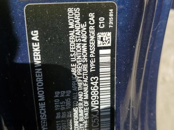 2018 BMW 2 Series 230i with VIN WBA2J1C5XJVB98643, listed as a Copart auction lot 77137724 with 0 mi miles and Non Repairable. Bid and sale history available at carsss.com. Image 13.