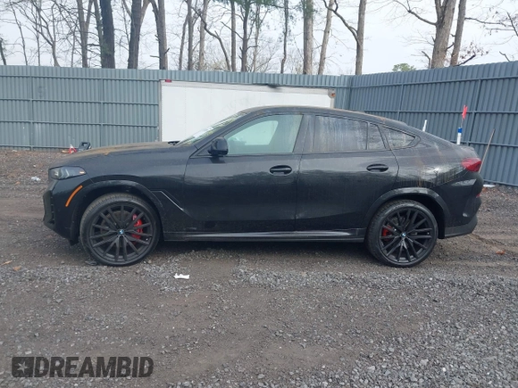 2025 BMW X6 xDrive40i with VIN 5UX33EX09S9Y89594, listed as a IAAI auction lot 42072438 with 460 mi miles and . Bid and sale history available at DreamBid. Image 14.
