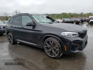 2020 BMW X3 M Competition z VIN 5YMTS0C07L9B67663, wystawiony jako Copart lot #70009763 z przebiegiem 18 645 mil mil oraz . Historia ofert i sprzedaży dostępna na DreamBid. Obrazek 4.