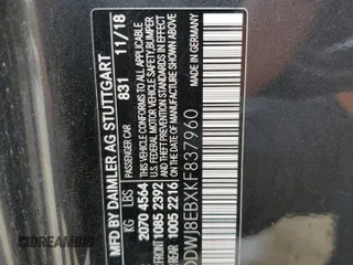 2019 Mercedes-Benz C 300 z VIN WDDWJ8EBXKF837960, wystawiony jako Copart lot #53972945 z przebiegiem 47 660 mil mil oraz Szkoda całkowita • Salvage title. Historia ofert i sprzedaży dostępna na DreamBid. Obrazek 12.