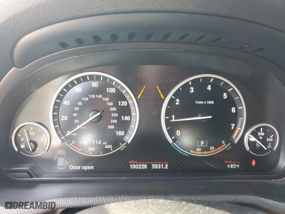 2017 BMW X4 xDrive28i with VIN 5UXXW3C36H0T79956, listed as a Copart auction lot 50156445 with 100,226 mi miles and Salvage Title. Bid and sale history available at carsss.com. Image 9.
