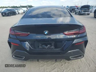 2022 BMW 8 Series 840i with VIN WBAGV2C07NCH63534, listed as a Copart auction lot 74443014 with 12,838 mi miles and Non Repairable. Bid and sale history available at carsss.com. Image 6.