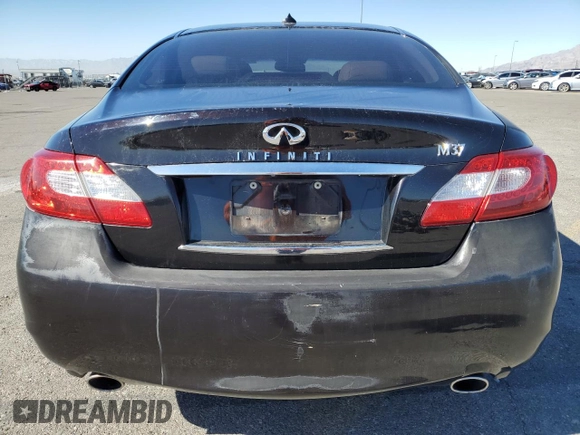 2012 Infiniti M37 with VIN JN1BY1AP6CM330079, listed as a Copart auction lot 77770814 with 117,479 mi miles and Salvage Title. Bid and sale history available at carsss.com. Image 6.