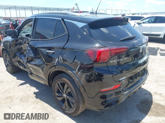 2025 Buick Encore GX Sport Touring with VIN KL4AMDSLXSB084076, listed as a IAAI auction lot 42363340 with Not provided miles and . Bid and sale history available at DreamBid. Image 3.