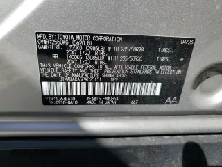 2023 Toyota bZ4X XLE z VIN JTMABACA5PA025151, wystawiony jako Copart lot #50241795 z przebiegiem 28 477 mil mil oraz Szkoda całkowita • Salvage title. Historia ofert i sprzedaży dostępna na DreamBid. Obrazek 13.