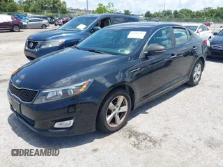 2015 Kia Optima LX z VIN KNAGM4A77F5651513, wystawiony jako IAAI lot #42385705 z przebiegiem 144 111 mil mil oraz . Historia ofert i sprzedaży dostępna na DreamBid. Obrazek 2.