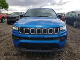 2024 Jeep Compass Sport with VIN 3C4NJDAN5RT576865, listed as a Copart auction lot 58036235 with 9,890 mi miles and Salvage title. Bid and sale history available at DreamBid. Image 5.