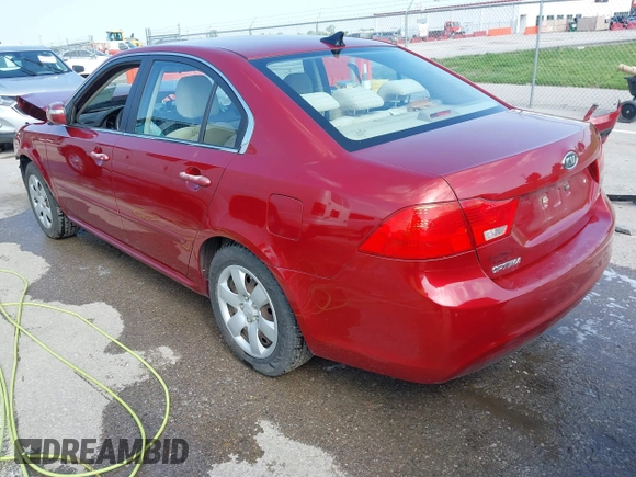 2010 Kia Optima LX z VIN KNAGG4A88A5435095, wystawiony jako IAAI lot #42085605 z przebiegiem 188 685 mil mil oraz . Historia ofert i sprzedaży dostępna na DreamBid. Obrazek 3.