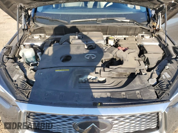2019 Infiniti QX50 Essential with VIN 3PCAJ5M39KF117065, listed as a Copart auction lot 50702595 with 95,899 mi miles and Salvage title. Bid and sale history available at DreamBid. Image 12.