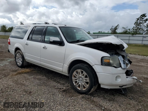2011 Ford Expedition Max Limited with VIN 1FMJK1K5XBEF18261, listed as a Copart auction lot 79744984 with 204,613 mi miles and Salvage title. Bid and sale history available at DreamBid. Image 4.
