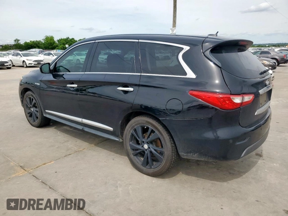 2014 Infiniti QX60 Hybrid with VIN 5N1CL0MM8EC534947, listed as a Copart auction lot 56466485 with 183,993 mi miles and Clean Title. Bid and sale history available at DreamBid. Image 2.