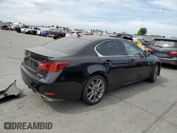 2013 Lexus GS 350 with VIN JTHBE1BL5D5011042, listed as a Copart auction lot 71249974 with 168,819 mi miles and Salvage Title. Bid and sale history available at carsss.com. Image 3.