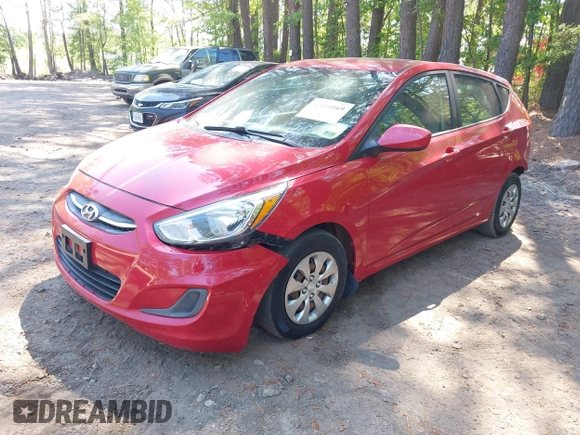 2017 Hyundai Accent SE with VIN KMHCT5AE3HU321459, listed as a IAAI auction lot 42160169 with 71,335 mi miles. Bid and sale history available at carsss.com. Image 2.