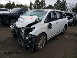 2016 Toyota Sienna XLE with VIN 5TDYK3DC5GS757003, listed as a Copart auction lot 41546464 with Not provided miles and Salvage title. Bid and sale history available at DreamBid. Image 1.