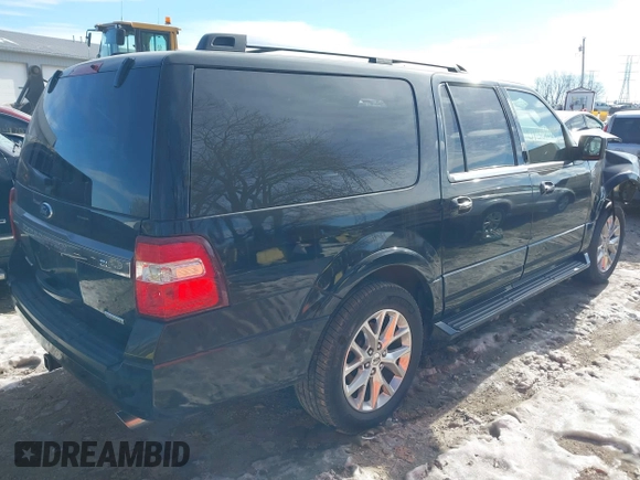 2016 Ford Expedition EL Limited with VIN 1FMJK2AT0GEF22302, listed as a IAAI auction lot 41381094 with 134,871 mi miles. Bid and sale history available at carsss.com. Image 4.
