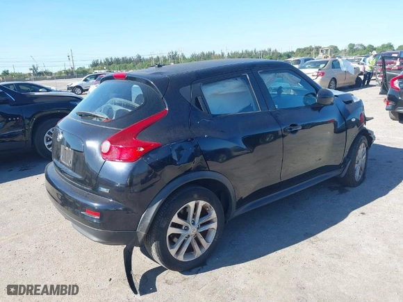 2013 Nissan Juke S with VIN JN8AF5MR9DT204426, listed as a IAAI auction lot 41840784 with 1 mi miles. Bid and sale history available at carsss.com. Image 4.