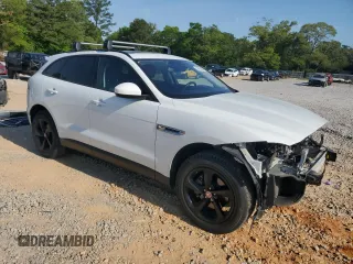 2018 Jaguar F-Pace 25t Premium with VIN SADCJ2FX4JA294089, listed as a Copart auction lot 52994485 with 86,501 mi miles and Salvage Title. Bid and sale history available at DreamBid. Image 4.