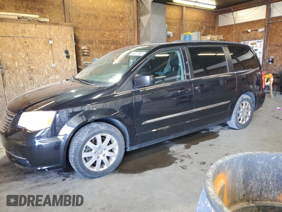 2015 Chrysler Town & Country Touring with VIN 2C4RC1BG5FR553630, listed as a Copart auction lot 54917685 with 163,450 mi miles and Clean Title. Bid and sale history available at carsss.com. Image 1.