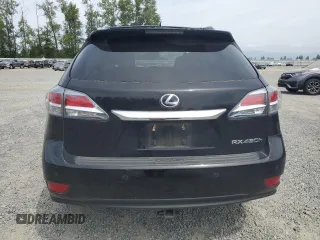 2013 Lexus RX 450h with VIN JTJBC1BAXD2444943, listed as a Copart auction lot 59564125 with Not provided miles and Salvage title. Bid and sale history available at DreamBid. Image 6.