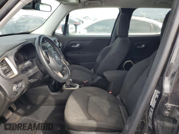 2016 Jeep Renegade Latitude with VIN ZACCJABT0GPE37654, listed as a Copart auction lot 74893484 with Not Provided miles and Salvage Title. Bid and sale history available at carsss.com. Image 7.