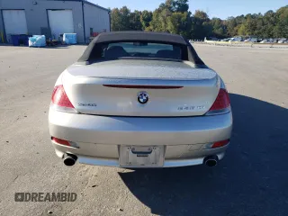 2004 BMW 6 Series 645Ci with VIN WBAEK73464B320194, listed as a Copart auction lot 76697644 with 110,823 mi miles and Salvage Title. Bid and sale history available at carsss.com. Image 6.