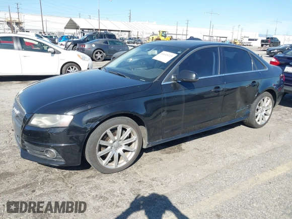 2012 Audi A4 2.0T Premium Plus with VIN WAUFFAFL6CA120011, listed as a IAAI auction lot 41645223 with 1 mi miles. Bid and sale history available at carsss.com. Image 2.