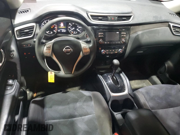 2015 Nissan Rogue SV with VIN KNMAT2MV0FP516517, listed as a Copart auction lot 47876565 with 93,755 mi miles and Salvage Title. Bid and sale history available at DreamBid. Image 8.