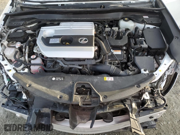 2022 Lexus UX 250h F Sport with VIN JTHE9JBHXN2057983, listed as a Copart auction lot 46143515 with 27,367 mi miles and Salvage Title. Bid and sale history available at DreamBid. Image 11.