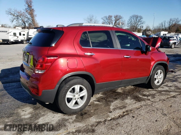 2020 Chevrolet Trax LT with VIN 3GNCJLSB2LL235816, listed as a Copart auction lot 84548574 with 19,017 mi miles and Salvage Title. Bid and sale history available at DreamBid. Image 3.