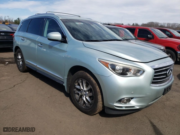 2014 Infiniti QX60 Hybrid with VIN 5N1CL0MM1EC516273, listed as a Copart auction lot 49182345 with 536,670 mi miles and Clean Title. Bid and sale history available at carsss.com. Image 4.