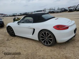 2013 Porsche Boxster с VIN WP0CA2A82DS113808, выставлен на аукционе Copart как лот 86105554 с пробегом 58 526 миль миль и Списание • Salvage title. История ставок и продаж доступна на DreamBid. Изображение 2.