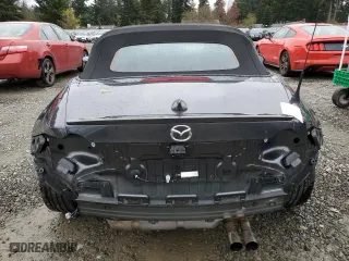 2024 Mazda MX-5 Miata Grand Touring with VIN JM1NDAD78R0602844, listed as a Copart auction lot 50199785 with 4,257 mi miles and Salvage Title. Bid and sale history available at carsss.com. Image 6.