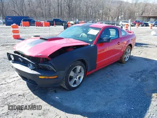 2007 Ford Mustang GT Deluxe with VIN 1ZVFT82H175367454, listed as a IAAI auction lot 41585612 with 210,182 mi miles. Bid and sale history available at carsss.com. Image 2.