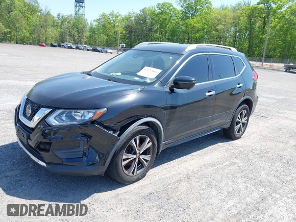2019 Nissan Rogue SV with VIN JN8AT2MV8KW379699, listed as a IAAI auction lot 42132661 with 1 mi miles. Bid and sale history available at carsss.com. Image 2.