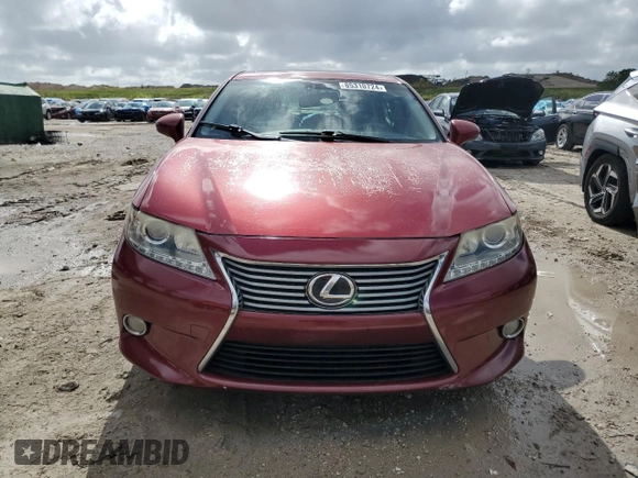 2015 Lexus ES with VIN JTHBK1GG9F2162281, listed as a Copart auction lot 85310724 with 159,230 mi miles and Salvage Title. Bid and sale history available at carsss.com. Image 5.