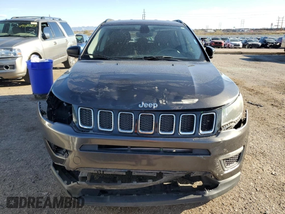 2018 Jeep Compass Sport with VIN 3C4NJCAB7JT250795, listed as a Copart auction lot 48939925 with 144,823 mi miles and Salvage Title. Bid and sale history available at carsss.com. Image 5.