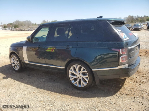 2019 Land Rover Range Rover with VIN SALGS2RE9KA520996, listed as a Copart auction lot 50520845 with 108,261 mi miles and Salvage Title. Bid and sale history available at carsss.com. Image 2.