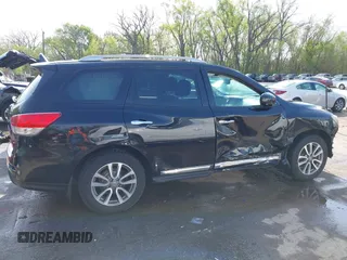 2016 Nissan Pathfinder SV with VIN 5N1AR2MNXGC663656, listed as a IAAI auction lot 42000343 with 122,577 mi miles. Bid and sale history available at carsss.com. Image 14.