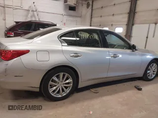 2015 Infiniti Q50 Premium with VIN JN1BV7AR3FM396154, listed as a IAAI auction lot 41978988 with 110,109 mi miles. Bid and sale history available at carsss.com. Image 13.