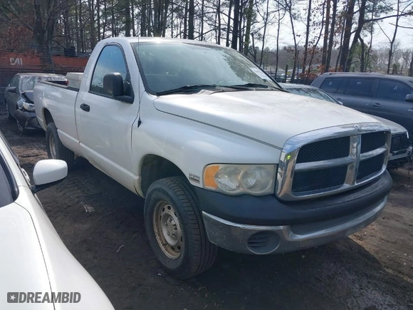 2005 Dodge Ram 1500 SLT with VIN 1D7HU16D25J571889, listed as a IAAI auction lot 41699454 with 296,242 mi miles. Bid and sale history available at carsss.com. Image 1.