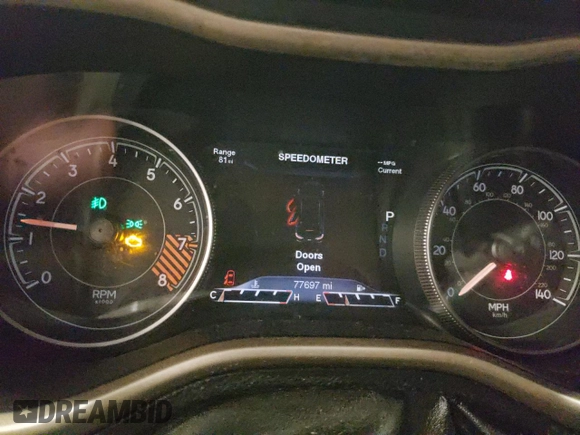 2014 Jeep Cherokee Limited with VIN 1C4PJLDS9EW241374, listed as a Copart auction lot 61048025 with 77,697 mi miles and Salvage title. Bid and sale history available at DreamBid. Image 9.