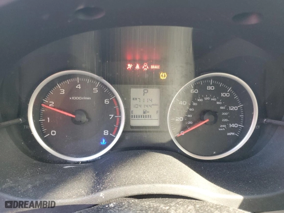 2014 Subaru Forester 2.5i Premium with VIN JF2SJAEC7EH421173, listed as a Copart auction lot 48713385 with 104,144 mi miles and Salvage Title. Bid and sale history available at carsss.com. Image 9.