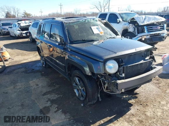 2015 Jeep Patriot High Altitude with VIN 1C4NJRFB9FD376651, listed as a IAAI auction lot 41416297 with 121,690 mi miles and . Bid and sale history available at carsss.com. Image 1.