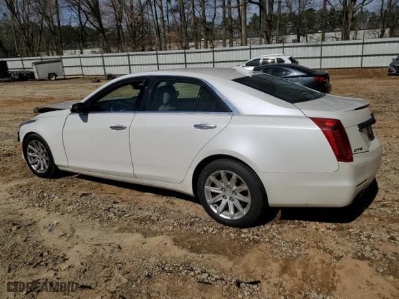 2015 Cadillac CTS Sedan RWD with VIN 1G6AP5SX6F0108609, listed as a Copart auction lot 44989985 with NaN miles and Salvage Title. Bid and sale history available at carsss.com. Image 2.